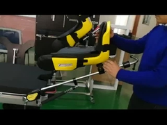 Suporte da preparação do pé do Lithotomy do trilho lateral do estribo do suporte do pé da tabela de funcionamento Sus304